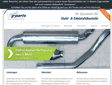 Tablet Screenshot of g-parts.eu